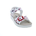 Sandalias Geox zapatos Niña modelo Costarei Plata 