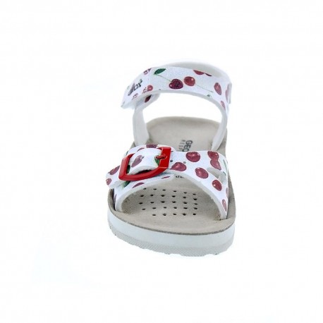 Sandalias Geox zapatos Niña modelo Costarei Plata 