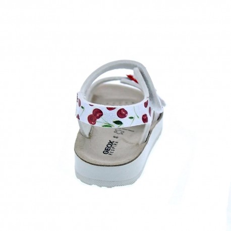 Sandalias Geox zapatos Niña modelo Costarei Plata 
