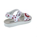 Sandalias Geox zapatos Niña modelo Costarei Plata 