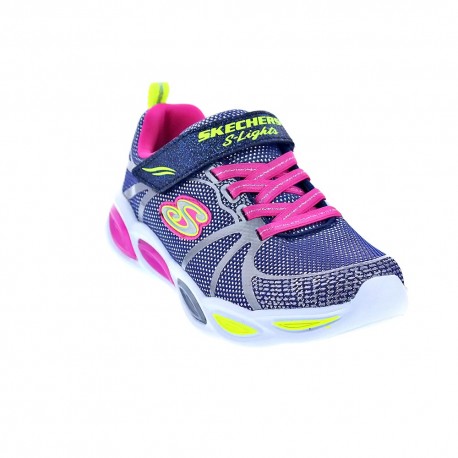 Zapatillas Skechers zapatos Niña modelo Shimmer Beams Azul 