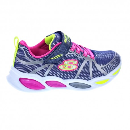 Zapatillas Skechers zapatos Niña modelo Shimmer Beams Azul 