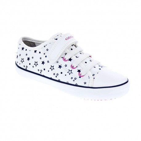 Zapatillas Geox zapatos Niña modelo Gisli Blanco 