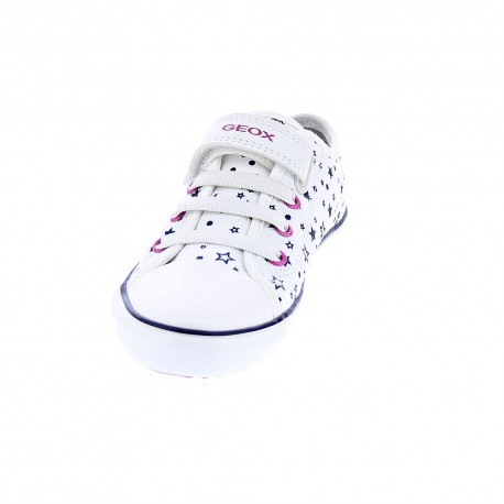 Zapatillas Geox zapatos Niña modelo Gisli Blanco 