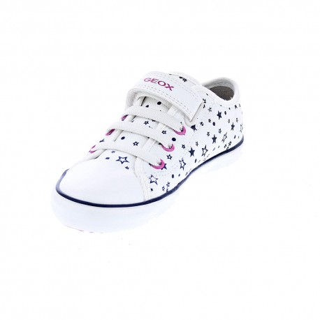 Zapatillas Geox zapatos Niña modelo Gisli Blanco 