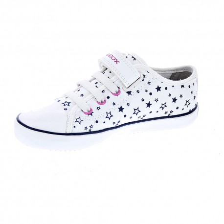 Zapatillas Geox zapatos Niña modelo Gisli Blanco 