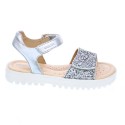 Sandalias Geox zapatos Niña modelo Coralie Plata 