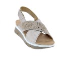 Sandalias Imac zapatos Mujer modelo 708420 Beige 