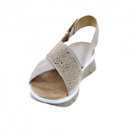 Sandalias Imac zapatos Mujer modelo 708420 Beige 