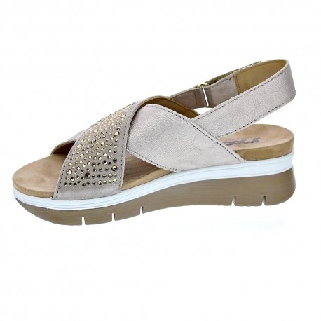 Sandalias Imac zapatos Mujer modelo 708420 Beige 