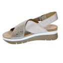 Sandalias Imac zapatos Mujer modelo 708420 Beige 