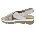 Sandalias Imac zapatos Mujer modelo 708420 Beige 
