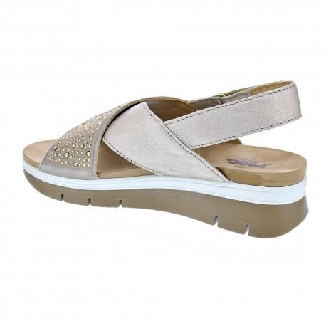 Sandalias Imac zapatos Mujer modelo 708420 Beige 