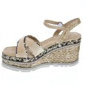Sandalias Alma en Pena zapatos Mujer modelo V21501 Beige 