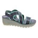 Sandalias Fly London zapatos Mujer modelo Yaze Verde 