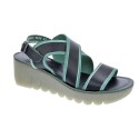 Sandalias Fly London zapatos Mujer modelo Yaze Verde 