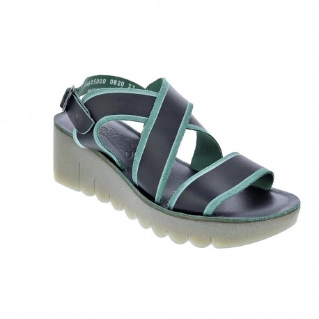 Sandalias Fly London zapatos Mujer modelo Yaze Verde 