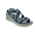 Sandalias Fly London zapatos Mujer modelo Yaze Verde 