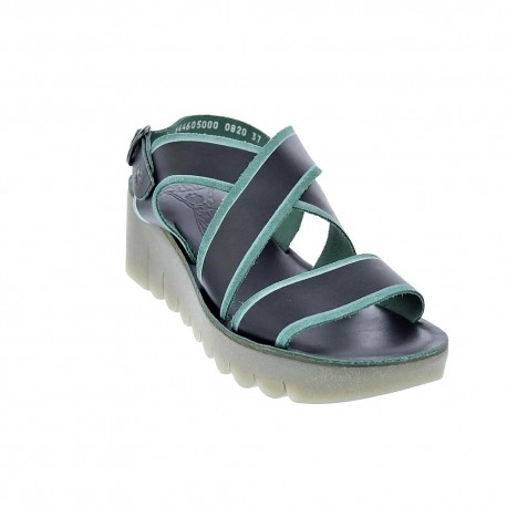 Sandalias Fly London zapatos Mujer modelo Yaze Verde 