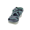 Sandalias Fly London zapatos Mujer modelo Yaze Verde 