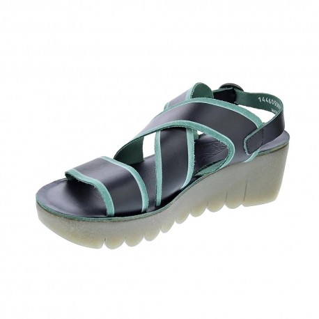 Sandalias Fly London zapatos Mujer modelo Yaze Verde 