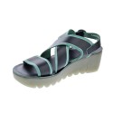 Sandalias Fly London zapatos Mujer modelo Yaze Verde 