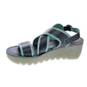 Sandalias Fly London zapatos Mujer modelo Yaze Verde 