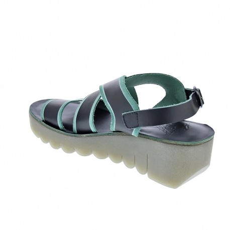 Sandalias Fly London zapatos Mujer modelo Yaze Verde 