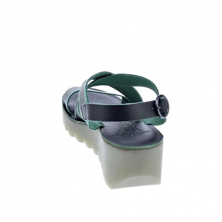 Sandalias Fly London zapatos Mujer modelo Yaze Verde 