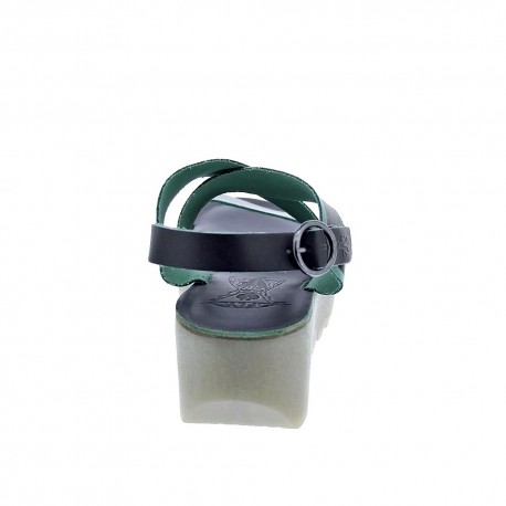 Sandalias Fly London zapatos Mujer modelo Yaze Verde 