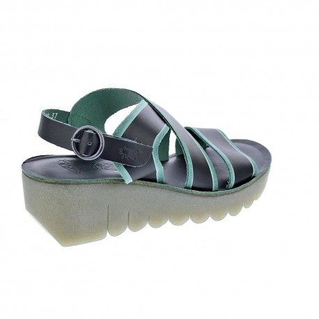 Sandalias Fly London zapatos Mujer modelo Yaze Verde 