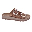 Sandalias Fantasy Sandals zapatos Mujer modelo Despoina Marrón 