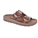 Sandalias Fantasy Sandals zapatos Mujer modelo Despoina Marrón 