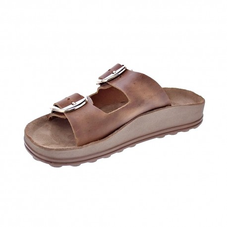 Sandalias Fantasy Sandals zapatos Mujer modelo Despoina Marrón 