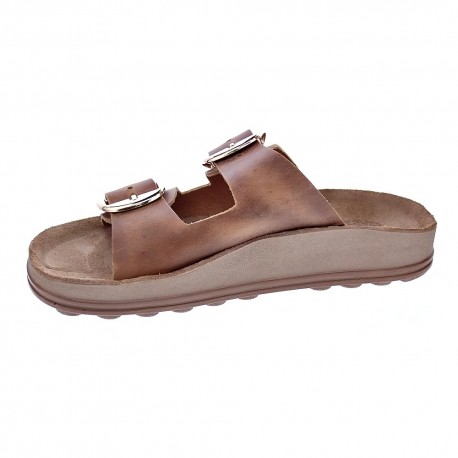 Sandalias Fantasy Sandals zapatos Mujer modelo Despoina Marrón 