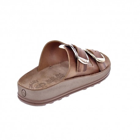 Sandalias Fantasy Sandals zapatos Mujer modelo Despoina Marrón 