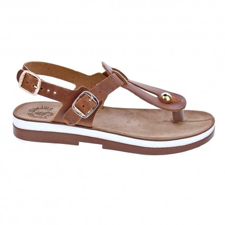 Sandalias Fantasy Sandals zapatos Mujer modelo Marlena Marrón 
