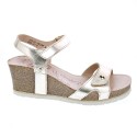 Sandalias Panama Jack zapatos Mujer modelo Julia Shine B3 Oro 