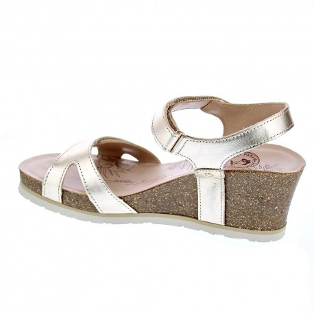 Sandalias Panama Jack zapatos Mujer modelo Julia Shine B3 Oro 
