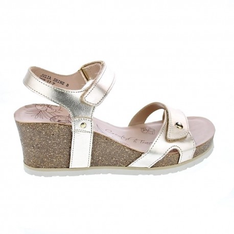 Sandalias Panama Jack zapatos Mujer modelo Julia Shine B3 Oro 