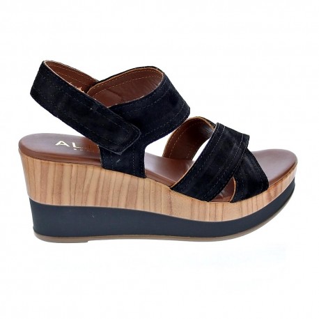 Sandalias Alpe zapatos Mujer modelo 46621105 Negro 
