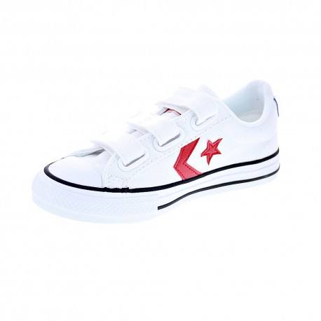 Zapatillas Converse zapatos Niño modelo Star Player Blanco 