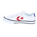 Zapatillas Converse zapatos Niño modelo Star Player Blanco 
