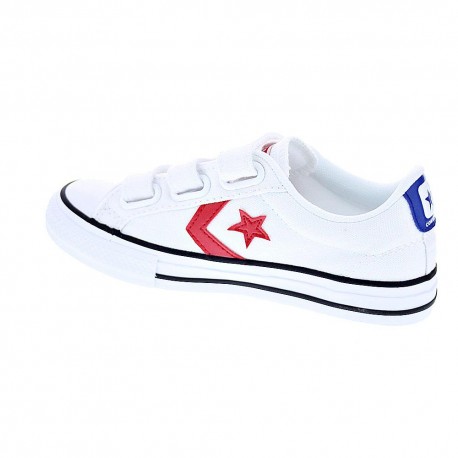 Zapatillas Converse zapatos Niño modelo Star Player Blanco 