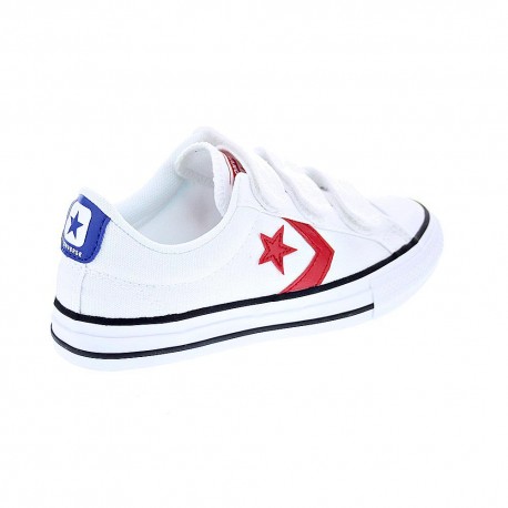Zapatillas Converse zapatos Niño modelo Star Player Blanco 