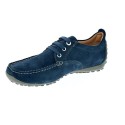 Mocasines Geox zapatos Hombre modelo Drive Snake Azul 