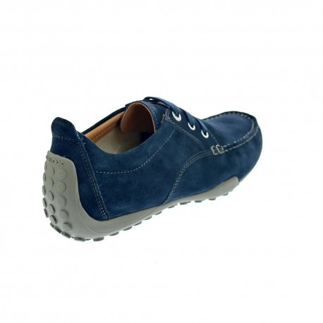 Mocasines Geox zapatos Hombre modelo Drive Snake Azul 