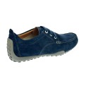 Mocasines Geox zapatos Hombre modelo Drive Snake Azul 