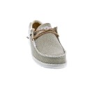Mocasines Hey Dude zapatos Hombre modelo Wally Braided Beige Elástico
