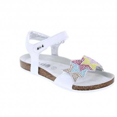 Sandalias Asso zapatos Niña modelo AG-11001 Blanco 